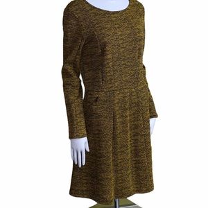 H&M Yellow & Black Knit Dress